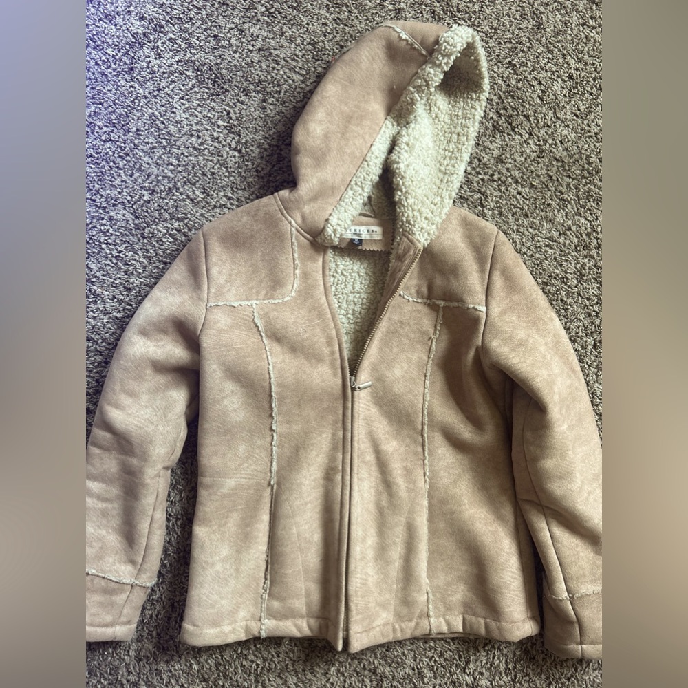 Vintage Maurice’s suede jacket.